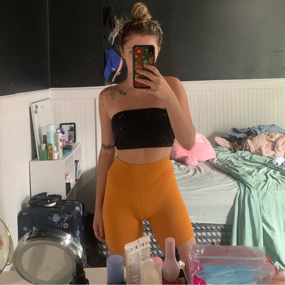 Orange Set Active XS Gym Athletic Shorts - Picture 2 of 5